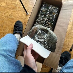 Fresh Cut Flowers real tree camo SnapBack hat